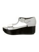 Robert Clergerie Leather T-Strap Sandals