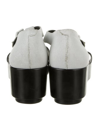 Robert Clergerie Leather T-Strap Sandals