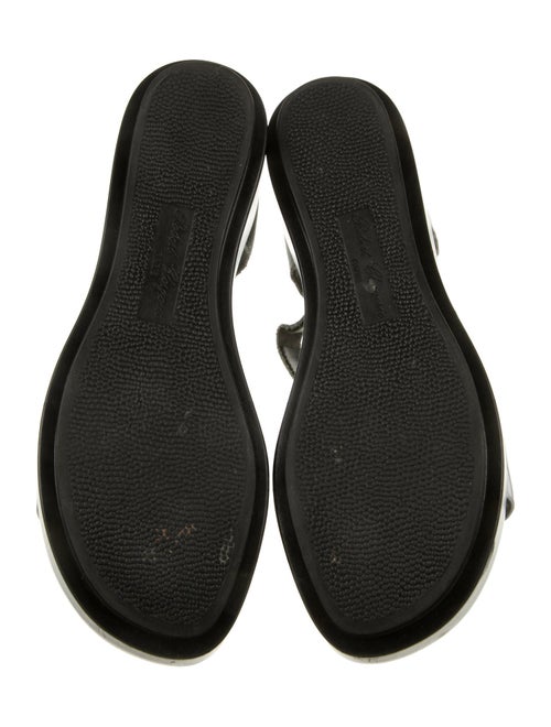 Robert Clergerie Leather T-Strap Sandals