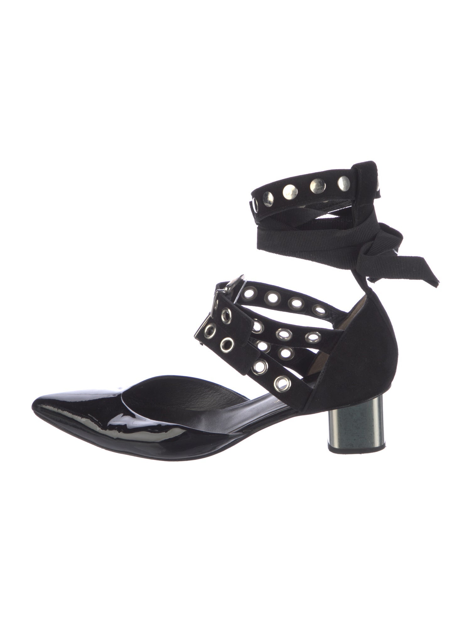 Robert Clergerie Patent Leather D'Orsay Pumps