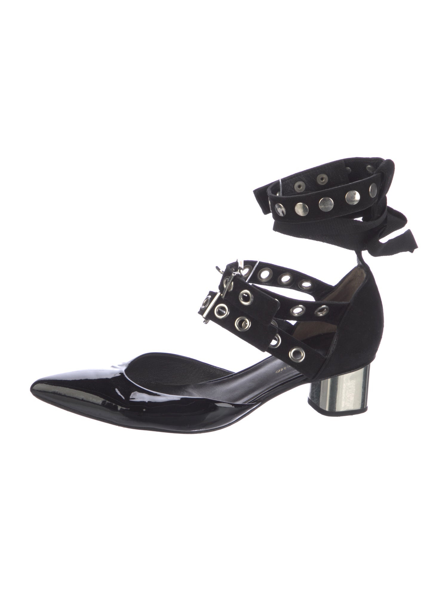 Robert Clergerie Patent Leather D'Orsay Pumps