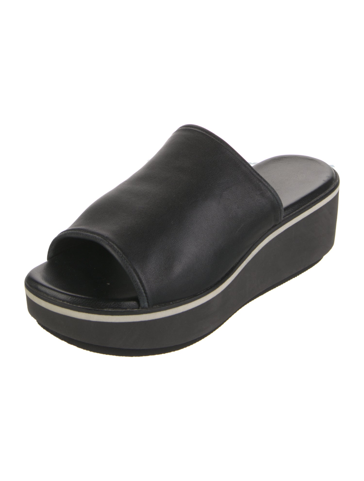 Robert Clergerie Leather Slides