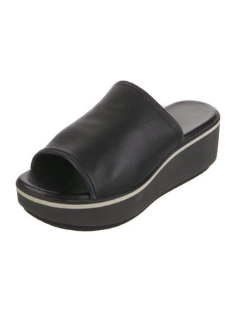 Robert Clergerie Leather Slides