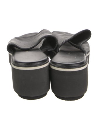 Robert Clergerie Leather Slides