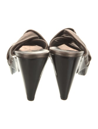 Robert Clergerie Leather Slides