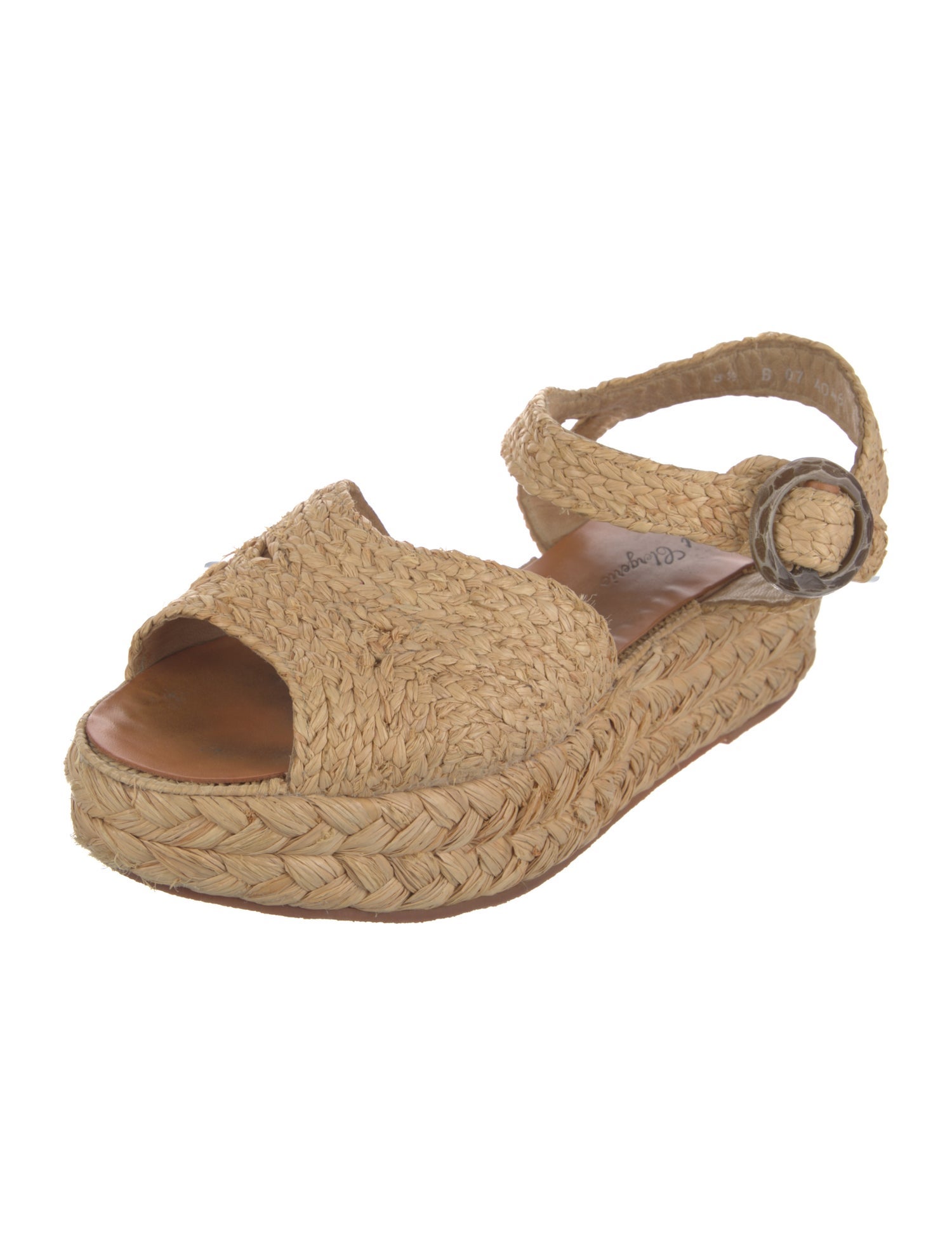 Robert Clergerie Straw Espadrilles