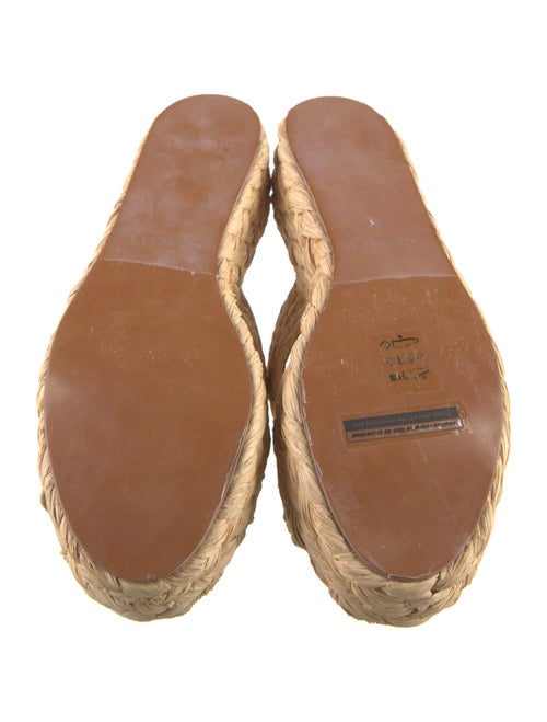 Robert Clergerie Straw Espadrilles