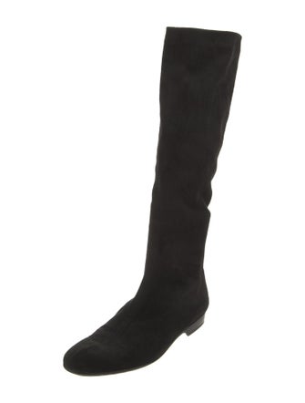 Robert Clergerie Suede Riding Boots