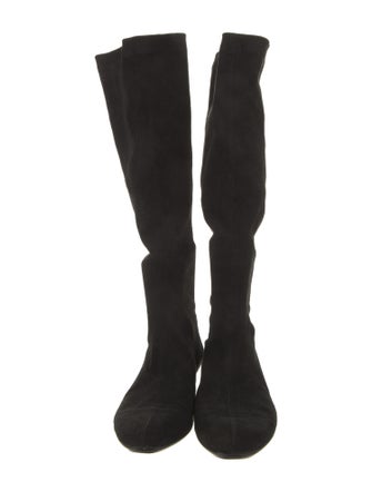 Robert Clergerie Suede Riding Boots