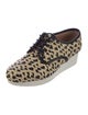 Robert Clergerie Straw Animal Print Mules