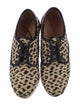 Robert Clergerie Straw Animal Print Mules