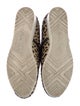 Robert Clergerie Straw Animal Print Mules