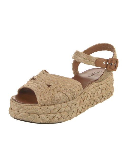 Robert Clergerie Raffia Espadrilles