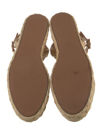 Robert Clergerie Raffia Espadrilles