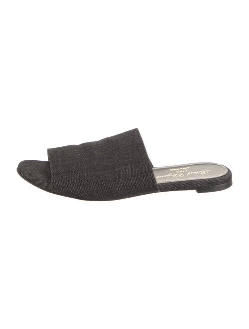 Robert Clergerie Denim Slides