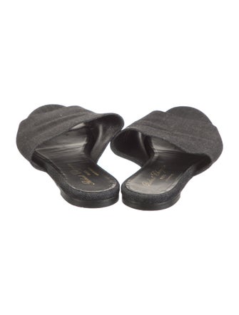 Robert Clergerie Denim Slides