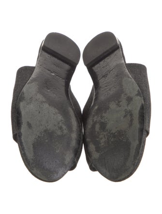 Robert Clergerie Denim Slides