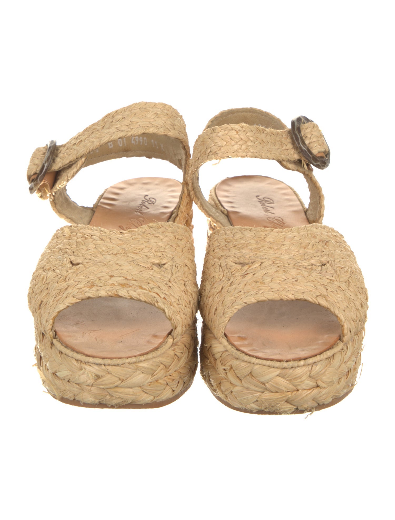 Robert Clergerie Straw Espadrilles