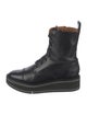 Robert Clergerie Leather Combat Boots