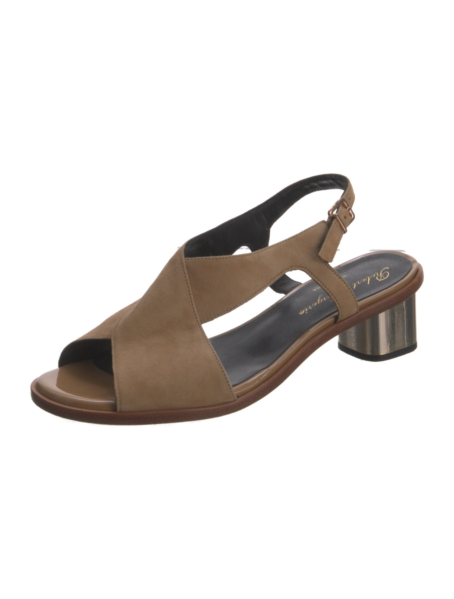 Robert Clergerie Leather Slingback Sandals