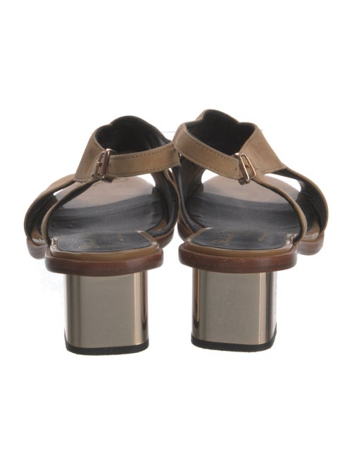 Robert Clergerie Leather Slingback Sandals