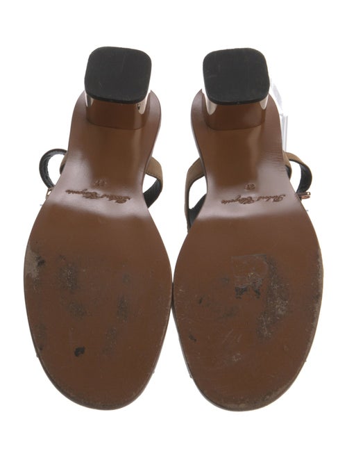 Robert Clergerie Leather Slingback Sandals