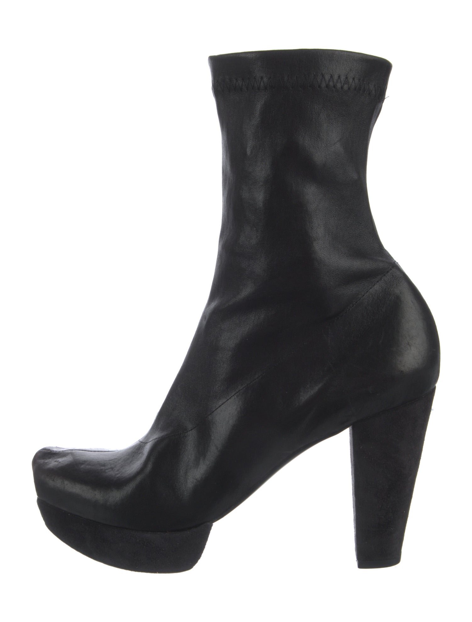 Robert Clergerie Leather Sock Boots