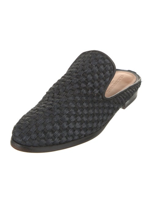 Robert Clergerie Straw Mules