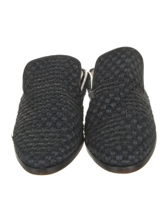 Robert Clergerie Straw Mules