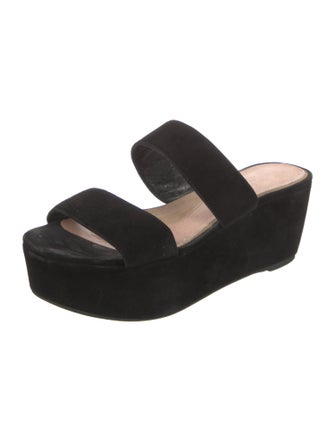 Robert Clergerie Suede Slides