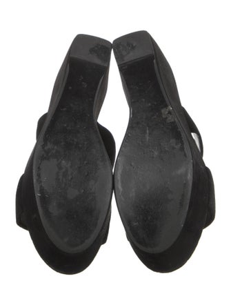 Robert Clergerie Suede Slides