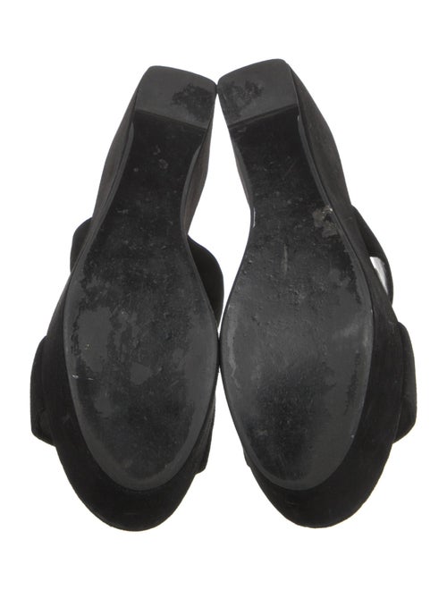 Robert Clergerie Suede Slides