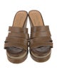 Robert Clergerie Leather Slides