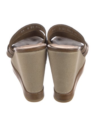 Robert Clergerie Leather Slides