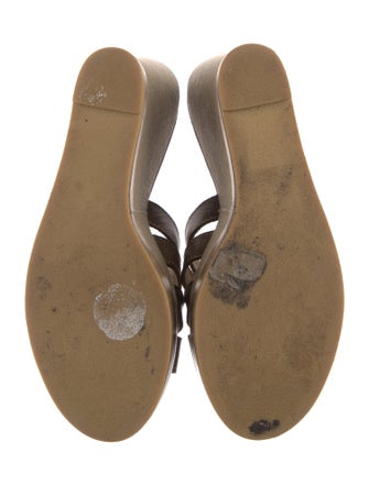 Robert Clergerie Leather Slides