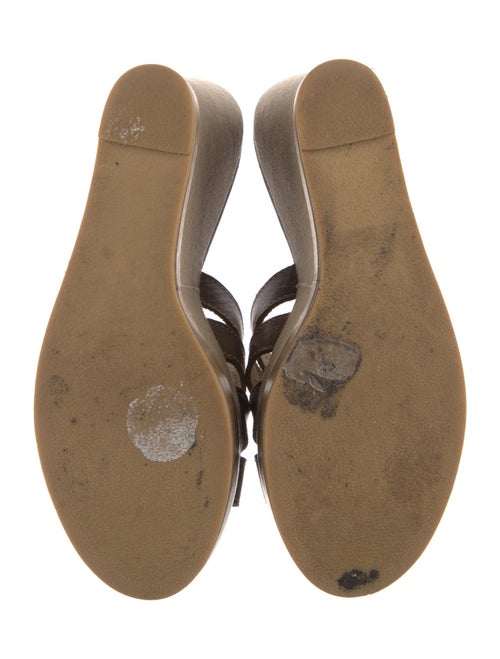 Robert Clergerie Leather Slides