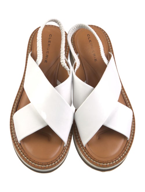 Robert Clergerie Leather Slides