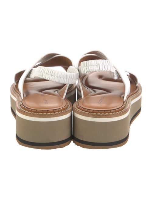 Robert Clergerie Leather Slides