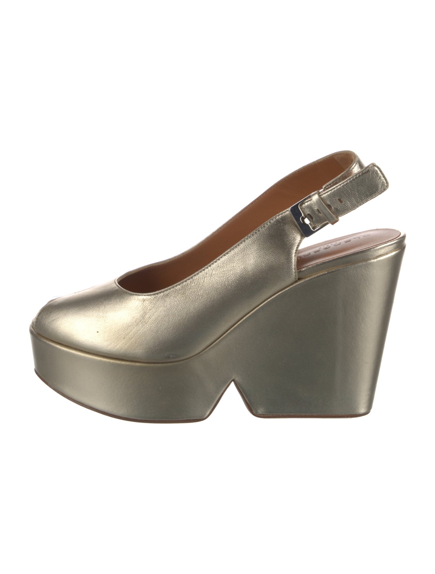 Robert Clergerie Leather Slingback Pumps