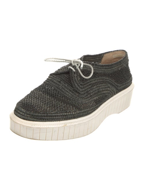 Robert Clergerie Straw Oxfords