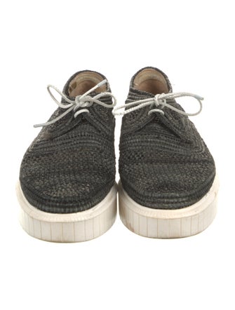 Robert Clergerie Straw Oxfords