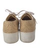 Robert Clergerie Straw Wedge Sneakers
