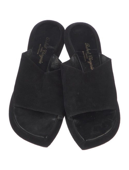 Robert Clergerie Suede Slides