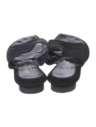 Robert Clergerie Suede Slides