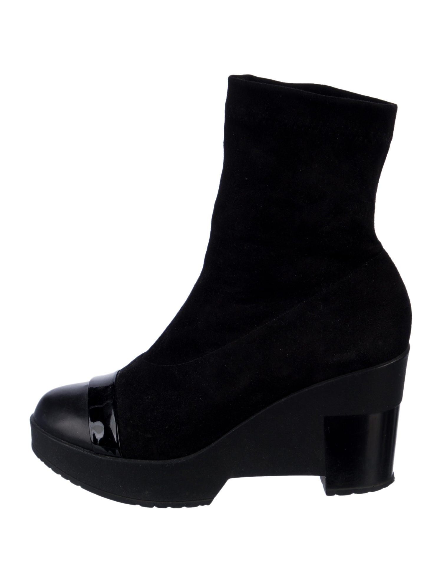 Robert Clergerie Suede Sock Boots