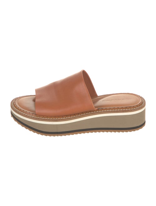Robert Clergerie Leather Slides