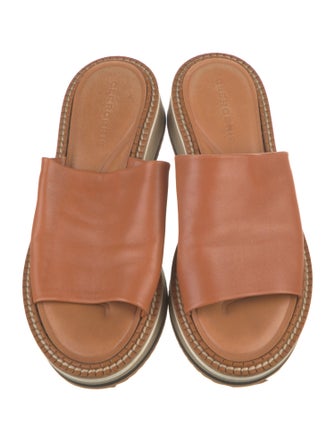 Robert Clergerie Leather Slides