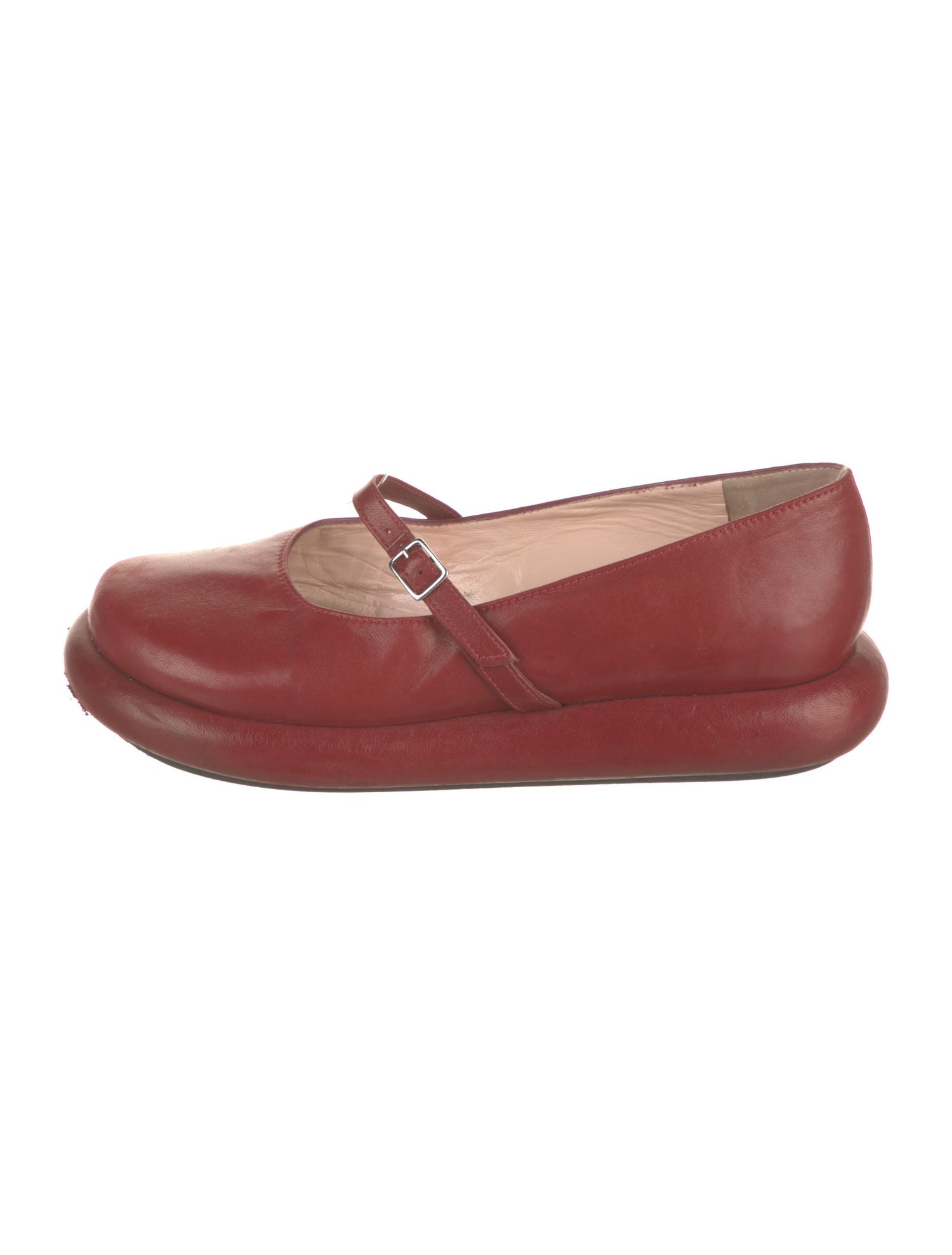 Robert Clergerie Leather Mary Jane Flats