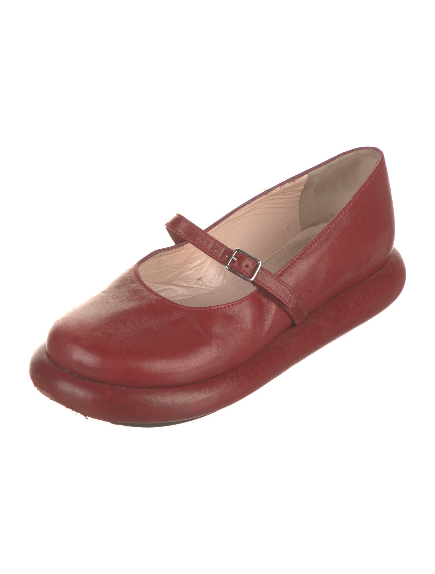 Robert Clergerie Leather Mary Jane Flats