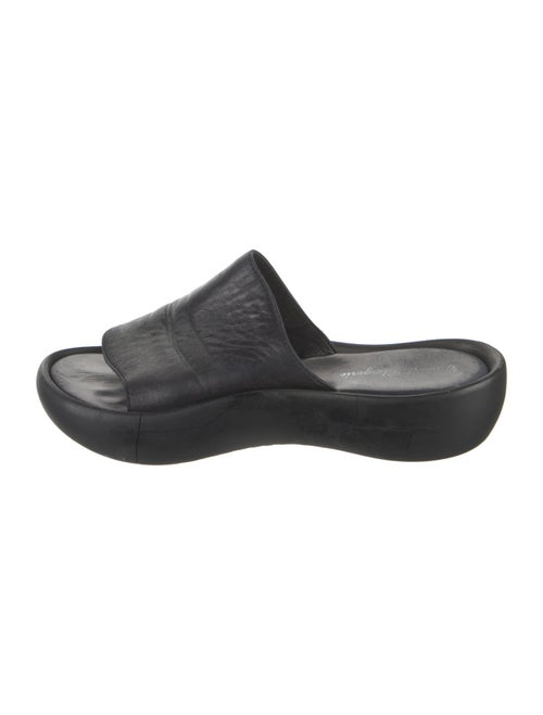 Robert Clergerie Leather Slides